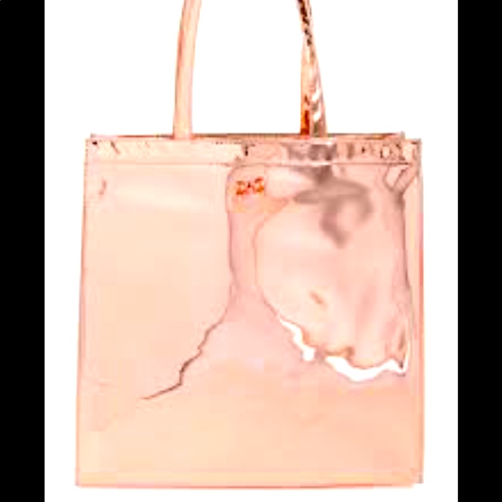 Ted baker large mirrored rose gold